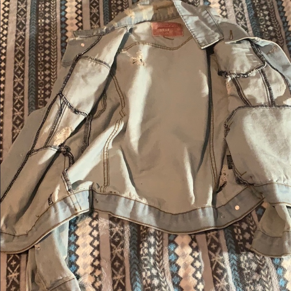 Ripped Jean Jacket - Picture 2 of 3